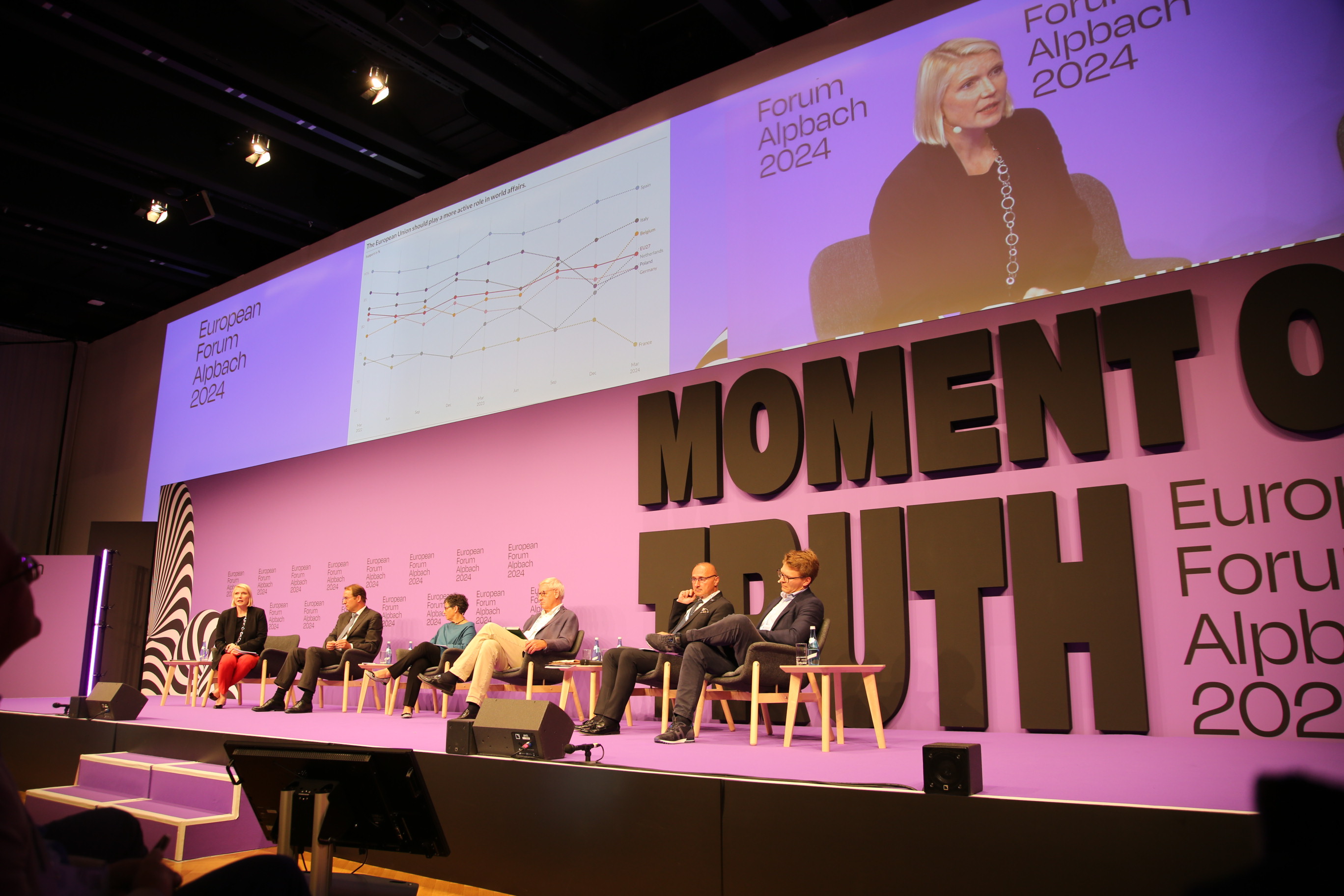 We took part in a main stage panel on European strategic sovereignty, featuring Carl Bildt - Co-Chair of the European Council on Foreign Relations - and foreign ministers of Austria and Croatia - Nikolaus Marschik and Gordan Grlić Radman. 